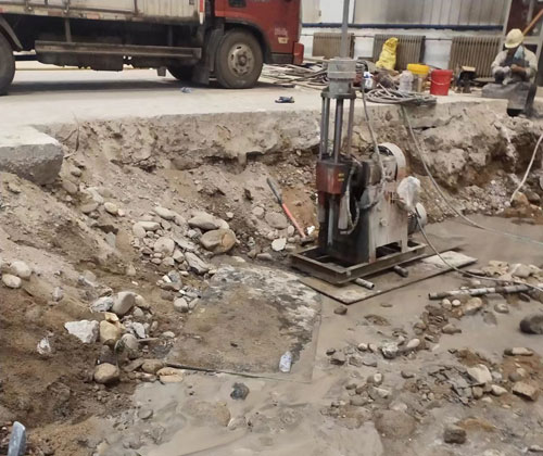 沽源公路下沉压浆